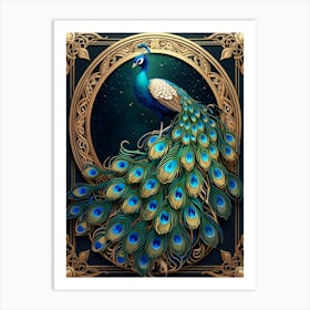 Peacock 39 Art Print