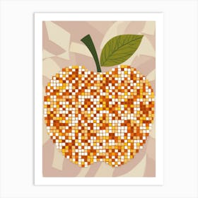 Mosaic Apple Art Print