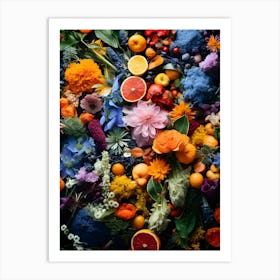 Kitchen Flowers 2 Art Print