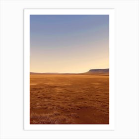 Desert Landscape 18 Art Print