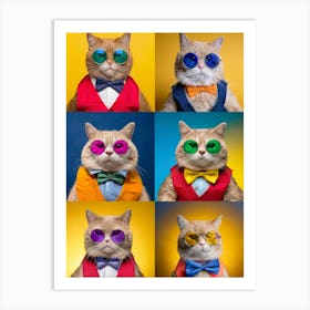 COOL CATS Art Print