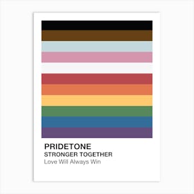 Inclusion Pride Poster Art Print