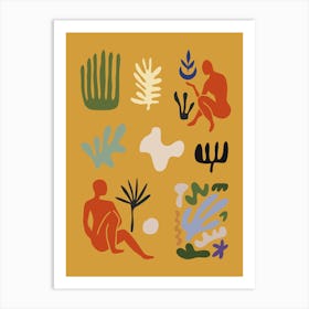 Matisse Collage Cutout 1 Art Print