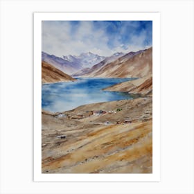 Tso Moriri Lake 2 Art Print