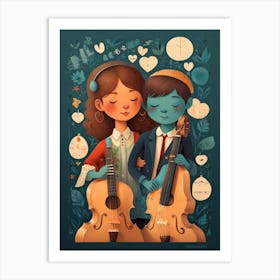 Acoustic Love Art Print