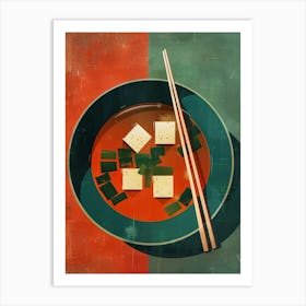Miso Soup Mid Century Modern 2 Art Print