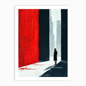 Red Door 1 Art Print