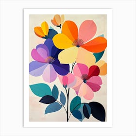 Flowers On A Branch 1 Art Print