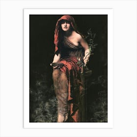 Priestess of Delphi - John Collier 1891 Art Print