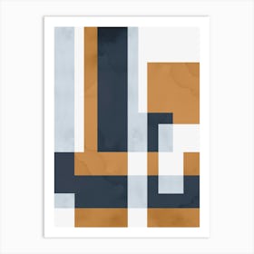 Geometric Layers 4 Art Print