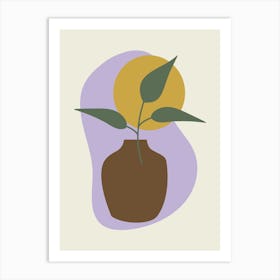 Plant In A Vase Art Print