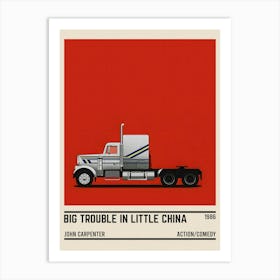 Big Trouble In Little China Truck Movie Art Print