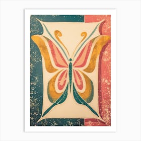 Butterfly By Julia Saunders Art Print