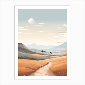 The Sir Walter Scott Way Scotland 2 Hiking Trail Landscape Art Print