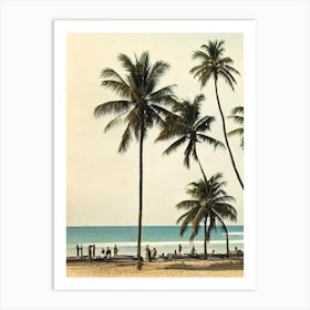 Injidup Beach Australia Vintage Art Print