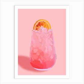 Pink Drink Art Print