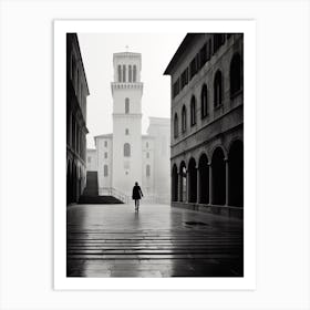 Ancona, Italy,  Black And White Analogue Photography  4 Art Print