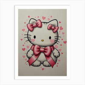 Hello Kitty 7 Art Print