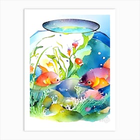 Fish Bowl Art Print