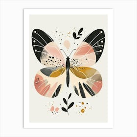 Colourful Insect Illustration Butterfly 31 Art Print