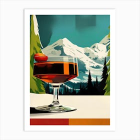 Drink In The Mountains Art Print