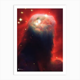 Cone Nebula (2002), NGC 2264 (NASA Hubble Space Telescope) — space poster, science poster, space photo Art Print