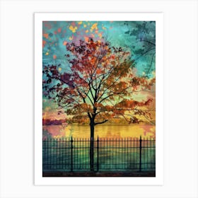 Autumn Tree Canvas Print 1 Art Print