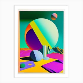 Scorpius Planet Abstract Modern Pop Space Art Print
