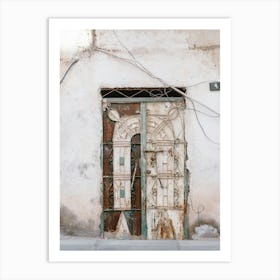 Door Of A Building In Saudi Arabia Art Print