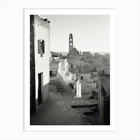 Matera Italy Black And White Analogue Photography 1 Art Print