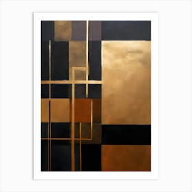 Abstract Squares Art Print