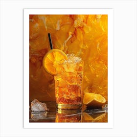 Iced Lemonade Art Print