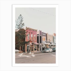 Quaint Small Town Art Print