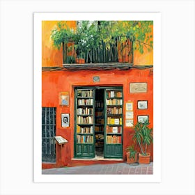 Seville Book Nook Bookshop 3 Art Print