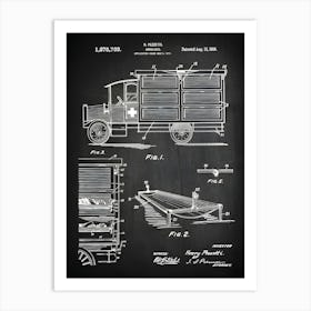 Paramedic Gifts Ambulance Emt Patent Ambulance Emt Decor Ems Ambulance Art Ambulance Ems Print Ambulance Emt Patent Cm7331 Art Print