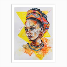 African Woman 206 Art Print