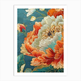 Chinese Flower Painting 41 Art Print