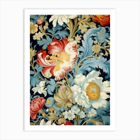 Floral Wallpaper 36 Art Print