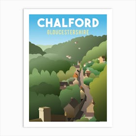 Chalford Gloucestershire Art Print