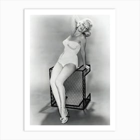 Marilyn Monroe In A Pin Up Style Pose Art Print