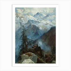 The Mountains Art Print