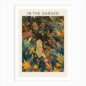 In The Garden Poster Yellow 3 Art Print