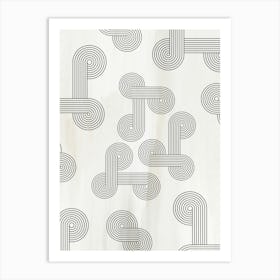 Abstract Geometric Pattern Art Print