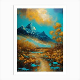 Scottish Mountains Art Print