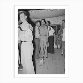 Broom Dance At Square Dance, Pie Town, New Mexico By Russell Lee Art Print