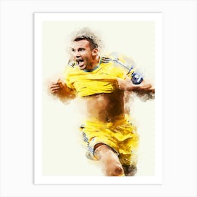 Andriy Shevchenko Ukraine Art Print