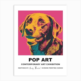 Poster Dog Pop Art 1 Art Print