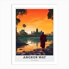 Angkor Wat Travel Art Print