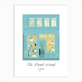 Lyon The Book Nook Pastel Colours 1 Poster Art Print