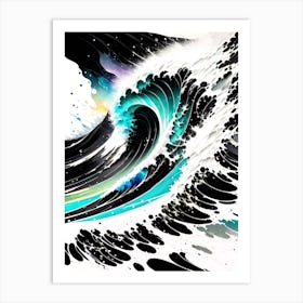 Azure Wave Art Print